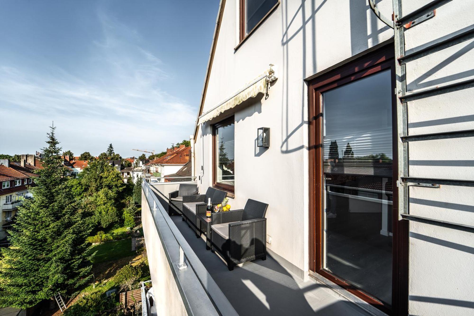 Stern Blick - Maisonette, Balkon, Zentral In BRE Eksteriør bilde